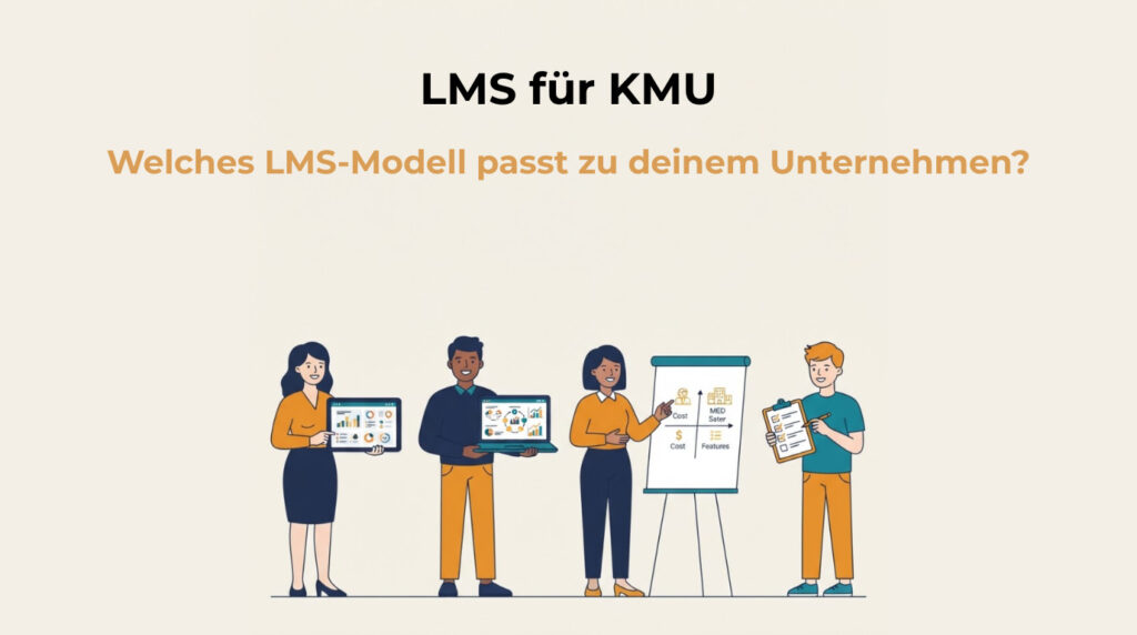 Fünf LMS-Modelle für KMU im Überblick: Open-Source, Cloud-SaaS, WordPress-Plugin, Kursmarktplatz und White-Label-Komplettlösung